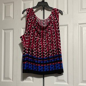 Calvin Klein stretch sleeveless top shirt blouse size 2X